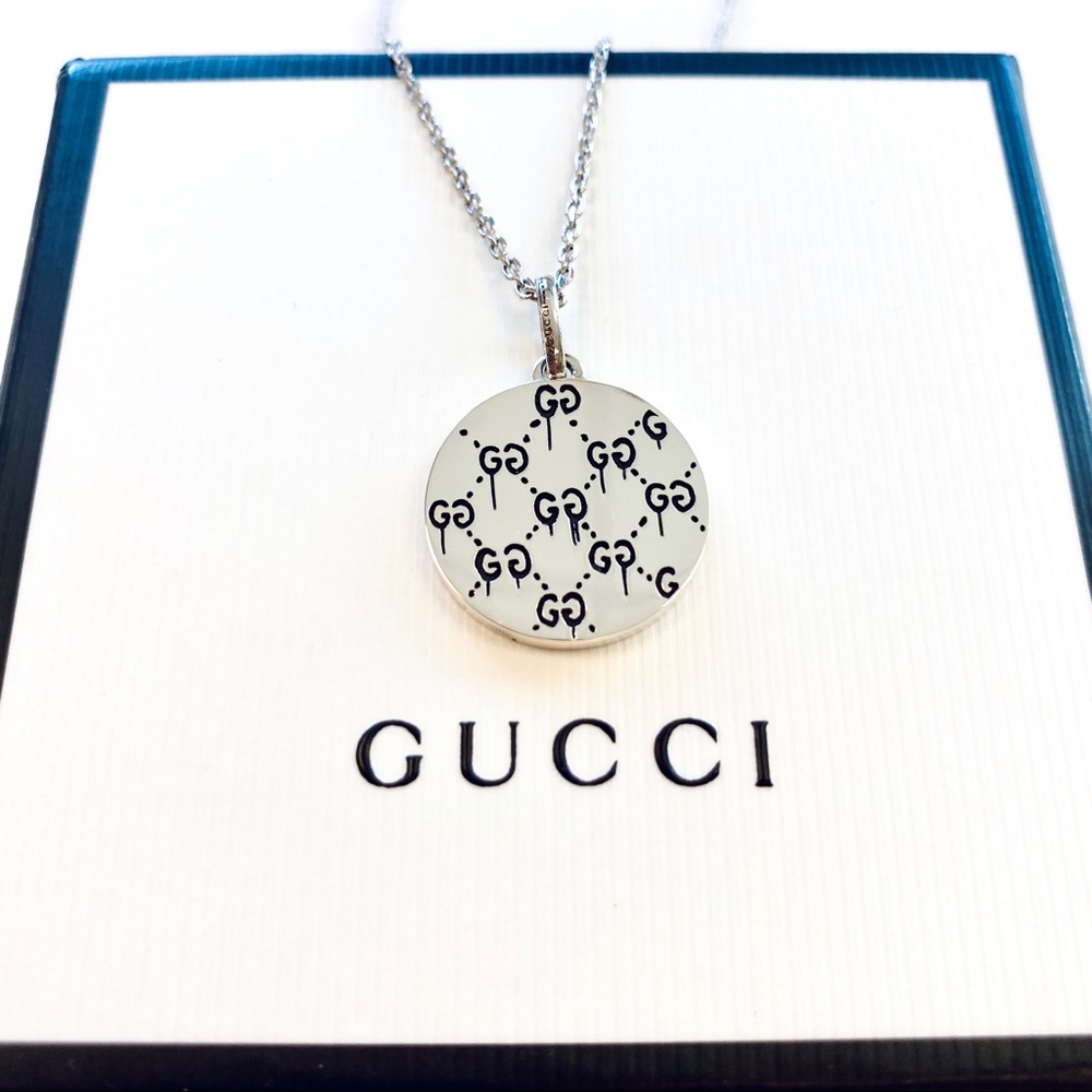 Gucci GucciGhost “Real” Necklace Charm NWT - Picture 10 of 15